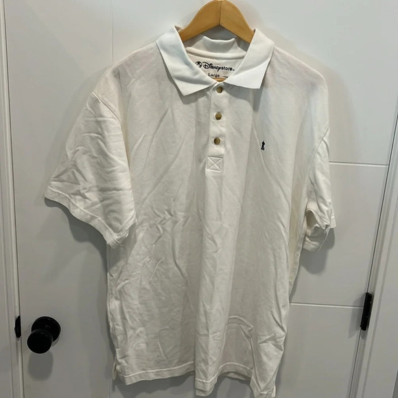 🧡💙 Disney white collared  shirt size large - Picture 3 of 7